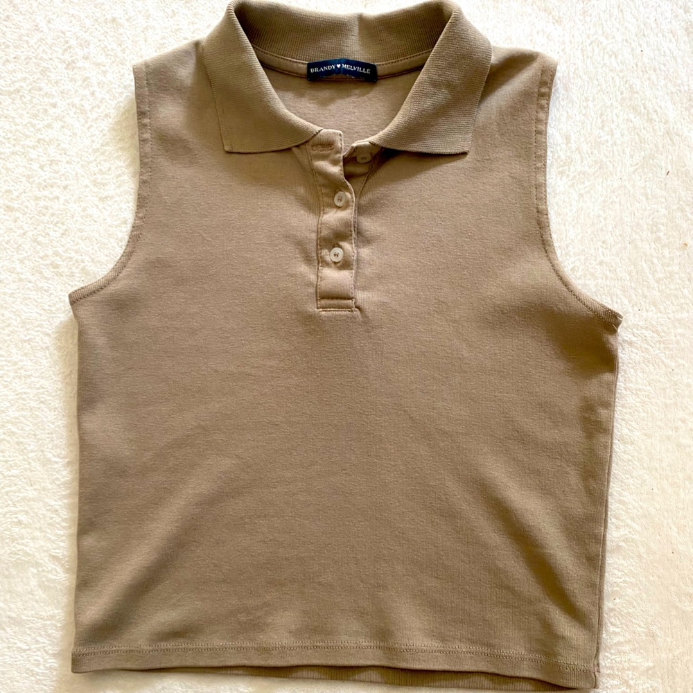 Brandy Melville Polo Crop